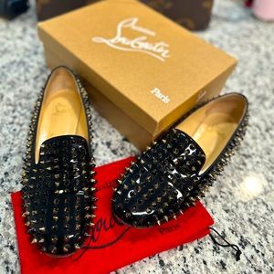 Christian Louboutin Rolling Spikes Loafer Size 40